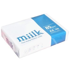 miilk 밀크 한국제지 복사용지 85g