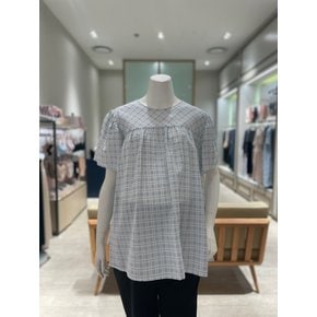 샤방샤방한 여름 체크 블라우스 (RTO8009L )