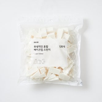 JAJU 위생적인 혼합 메이크업 스펀지 120개