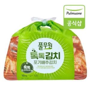 풀무원 [G][풀무원] 생산직송 톡톡 포기김치 (10kg)