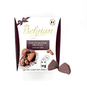  벨지안 코코아 더스티드 트러플 코코아 닙스 200g 수입 벨기에 초콜릿