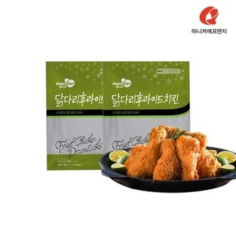  [마니커에프앤지] 닭다리후라이드치킨 1kg(2봉)