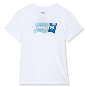 키즈 리바이스 프린트 스트라이프 배트윙 티셔츠 - Bright 화이트 8029687