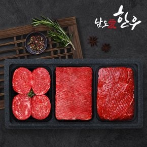 [냉장][남도애한우] 한우 1등급 정육세트1호 (불고기500g+산적500g+국거리500g)