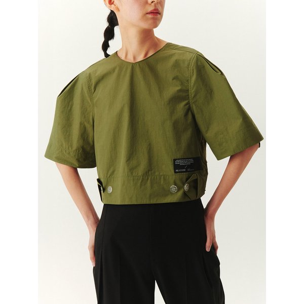 Round neck button adjustment top_RQTAS22595KHX