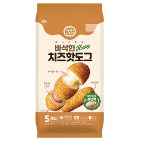 우양 쉐프스토리 바삭한 치즈핫도그 400g (80g x 5봉)