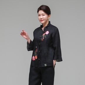 더하랑 애정드리 여름 인견 자켓 네이비