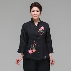 더하랑 애정드리 여름 인견 자켓 네이비