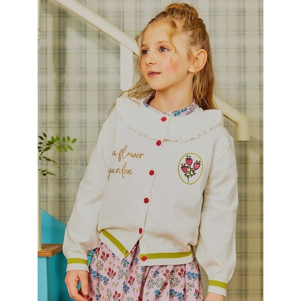 플라워가든 유아 아동 여아 스웨터 가디건