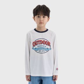 [본사]아웃도어 립 배색 티셔츠 (오프 화이트)_OD261ILS04_OWH