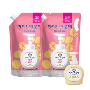 아이깨끗해 폼 레몬 1.8L 리필 x 2개 + 공용기