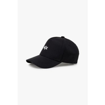 ARMANI EXCHANGE AX  남성 미니 로고 자수 베이스볼 캡- 블랙(A415172001)