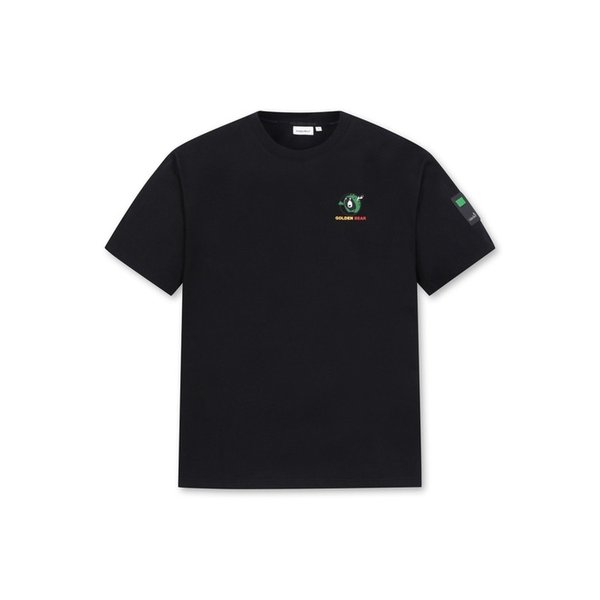 [Unisex] Dragon Graphic Round T-shirt_G4TAM24021BKX