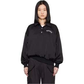 루드 블랙 럭비 폴로 셔츠 RHPF24SR02307 0015 Black