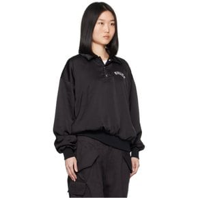 루드 블랙 럭비 폴로 셔츠 RHPF24SR02307 0015 Black