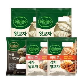 비비고 왕교자1.05kg x2봉+새우왕교자315g x2봉+김치왕교자420g x2봉+청...