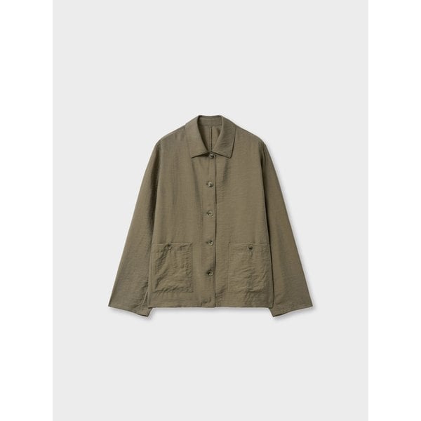 silk jacket_vintage khaki