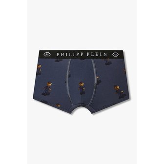 필립플레인 테디 프린트 로고 밴딩 드로즈 8615322003000