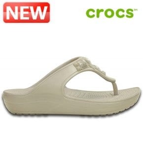 슬리퍼  H12  202931 018Womens Crocs Sloane Crystal Flip 여성용_P369333106