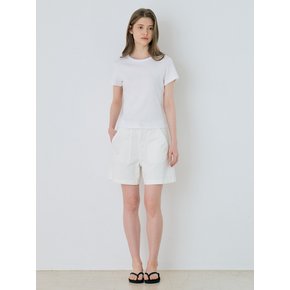 Basic Ribbed Slim T-Shirt - 7color