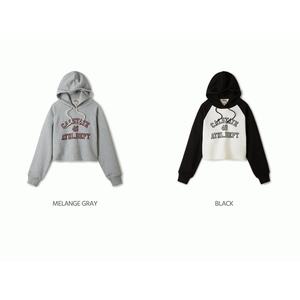 후아유 WHOAU 여성 라글란 크롭 후드티 Raglan Crop Hoodie WHMHE4921F