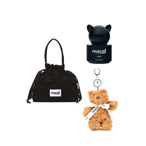 [SET] POUCH BAG & PARFUM & KEYRING SET
