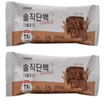  솔직단백 더블초코 단백질바프로틴바 40g x 3개