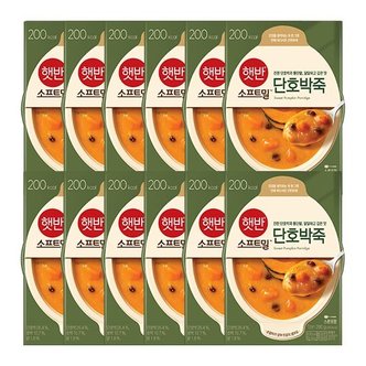 CJ제일제당 햇반죽 단호박죽 280g x 12개