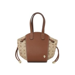 헬렌카민스키 여성 토트백 BAG51682 JACQUARD LATTE CUOIO