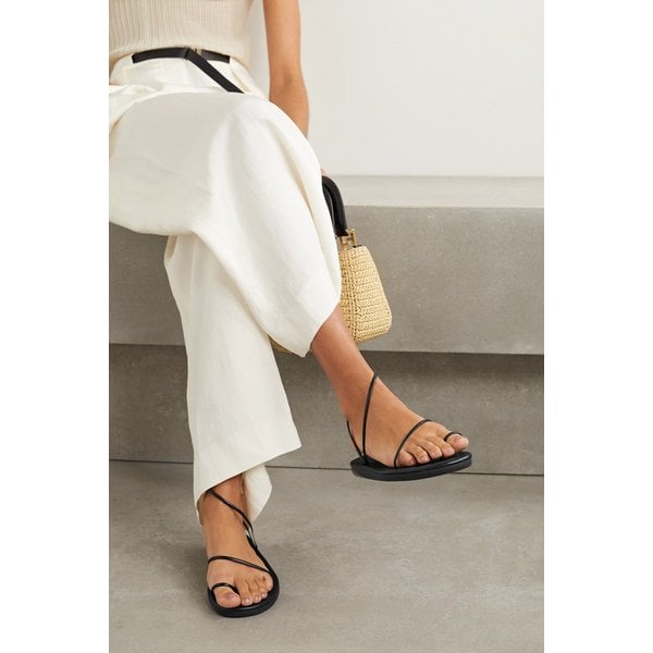 Kansiz Faux Leather Sandals 블랙