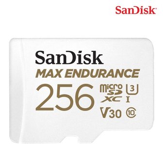 샌디스크 Max Endurance 블랙박스/CCTV 용 MicroSD 256GB-QQVR