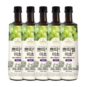 쁘띠첼 기능성음료 미초 청포도 900ml 5개