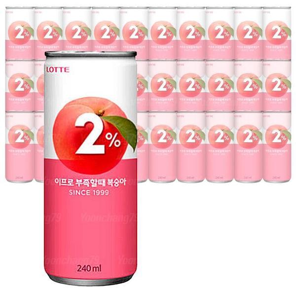 이프로 부족할때 복숭아 240ml x 30캔(1박스)(1)