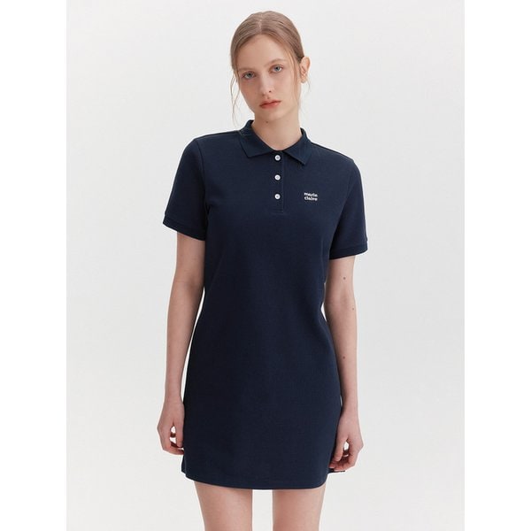 베이직 로고 피케 원피스(MAGBOP06MNY)