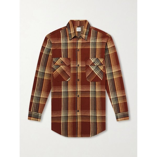 체크 코튼 리넨 블렌드 셔츠 46376663162965981