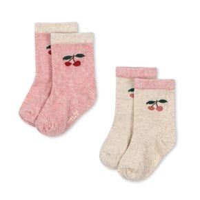 국내공식 콩제슬래드 양말 2팩 CHERRY