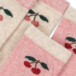 국내공식 콩제슬래드 양말 2팩 CHERRY
