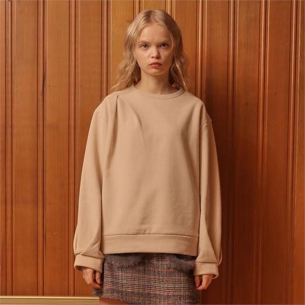 [와드로브] [WARDROBE] TUCK POINT SWEATSHIRT_BEIGE(1)