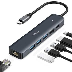 /익스트리모 USB3.0 포트 Type-C 6in1 멀티허브