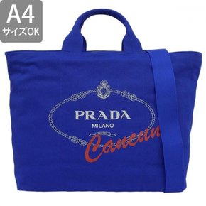 2WAY CANAPA TOTE L COBALTO 2VG022 A4 [] [프라다] 가방 여성 숄더백 토트 백 아울렛 브랜드