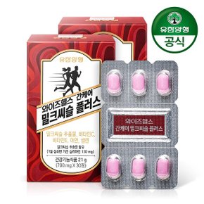 와이즈헬스 간케어 밀크씨슬 플러스 60정(2개월분) / 실리마린 비타민