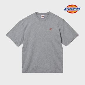 [공식] 디키즈 릴렉스드 스몰 로고 반팔 티셔츠 Heather Grey