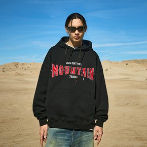 플루크 월드 마운틴 자수 로고 피그먼트 후드 티셔츠 FHT713-Z / 4color