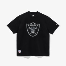 [스타필드수원][공용]NFL 라스베이거스 레이더스 도트 프린트 티셔츠 블랙 (14384742)