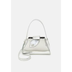 4791073 GCDS COMMA MIRROR SMALL HANDBAG - Handbag silver-coloured