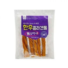 애견간식 내추럴EX 한우 콜라겐 롤 M 1팩