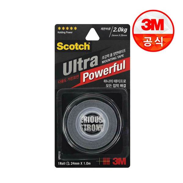 스카치 초강력 다용도 폼 양면테이프 UPR210 거친표면용