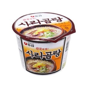 농심 사리곰탕 큰사발면 110g 8개