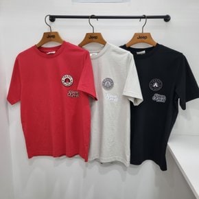 와펜 프린트 반팔티셔츠 JQ2TSU218_JK