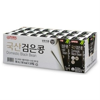  삼육두유 국산 검은콩 두유 190ml 24팩